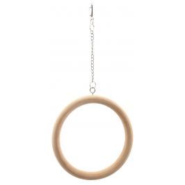 Houpačka BIRD JEWEL dřevěná kruhová 15 cm