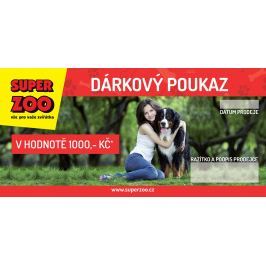 Dárková poukázka v hodnotě 1 000 Kč