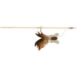 TRIXIE Hračka-Palička a motýlem a peřím, 45 cm