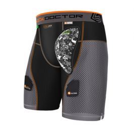 Hokejové šortky Shock Doctor Ultra Powerstride se suspenzorem AirCore Hard Cup SR