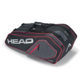 Taška na rakety Head Core Supercombi 9R Black/Silver