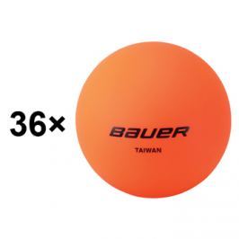 Hokejbalový míček Bauer Warm Orange - 36 ks
