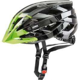 Cyklistická helma Uvex I-VO C tmavě stříbrná-zelená 2017