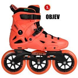 Inline brusle Powerslide Imperial Megacruiser 125 - Neon Orange