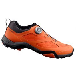 Cyklistické tretry Shimano SH-MT7 oranžové