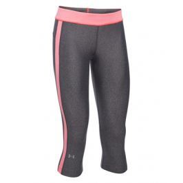 Dámské legíny Under Armour HG Armour Sport Capri Carbon Silver