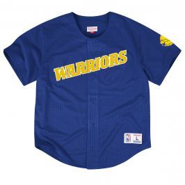 Dres Mitchell & Ness Mesh Button Front NBA Golden State Warriors