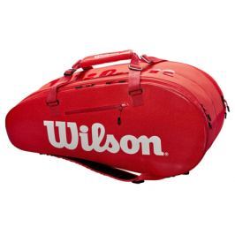 Taška na rakety Wilson Super Tour 2 Compartment Large Red