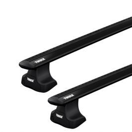Střešní nosič Thule EVO Ford Fiesta 5-dr Hatchback s holou střechou 2002-2008 s hliníkovou tyčí černý