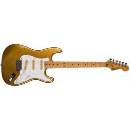 Fernandes 1977 Stone logo Stratocaster Gold OHSC