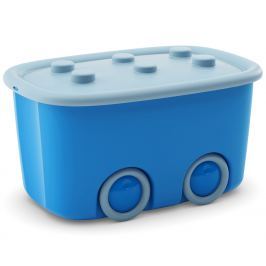 KIS Úložný box Funny - modrý, 46 l