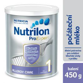 Nutrilon kojenecké mléko 1 Allergy Care 450g