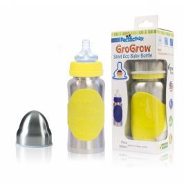 Pacific Baby GroGrow Nerezová ekololáhev 300ml, žlutá