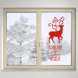 Housedecor Samolepka na sklo Sob s přáním