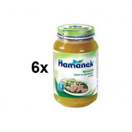 Hamánek Telecí se špenátem a rýží 6x230g