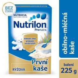 Nutrilon Mléčná kaše rýžová, 225g