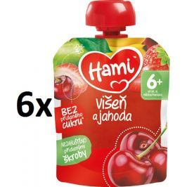 Hami Kapsička višeň a jahoda, 6x90g