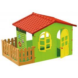 MOCHTOYS Dětský zahradní domek s plotem velký