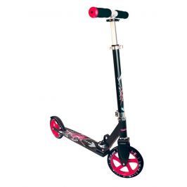 Authentic Sports Dětská skládací koloběžka - průměr kol 205 mm - černo-růžová