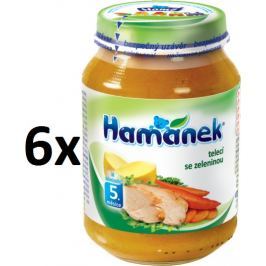 Hamánek Telecí se zeleninou 6x190g