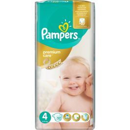 Pampers Premium Care Maxi 4, 52 ks (8-14 kg) - jednorázové pleny