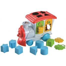 Teddies Lokomotiva vkládací 8 ks plast 26 cm