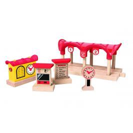Hape Toys Železniční stanice svítící