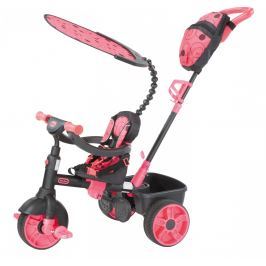 Little Tikes Tříkolka 4v1 Deluxe růžová/šedá