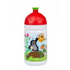 Zdravá lahev Krtek a jahody 0,5l červená