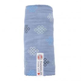 Lodger Swaddler Muslin Knot Xandu 120 x 120 cm Ocean