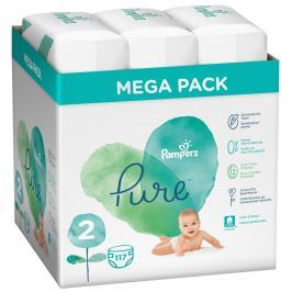 Pampers Pure Protection S2, 117 ks (3 x 39 ks), 4-8 kg