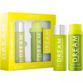 Odeon Dream Classic Green dárková sada I. parfémovaná voda 100 ml + deodorant ve spreji 150 ml