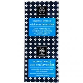 Apivita Express Beauty Sea Lavender hydratační a antioxidační pleťová maska 2 x 8 ml