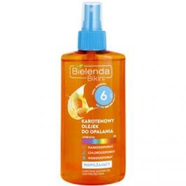 Bielenda Bikini Carotene hydratační olej na opalování ve spreji SPF 6 150 ml