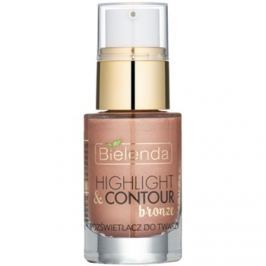 Bielenda Highlight & Contour rozjasňovač odstín Bronze 15 ml
