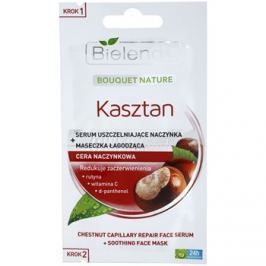 Bielenda Chestnut pleťová maska na rozšířené a popraskané žilky 2 x 5 g