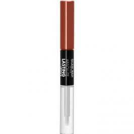 Deborah Milano Absolute Lasting dlouhotrvající dvoufázová barva a lesk na rty odstín 13 Light Brown 2 x 4 ml