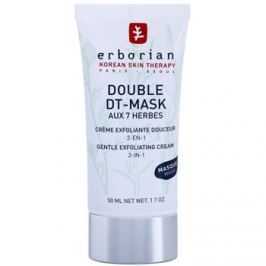 Erborian Detox Double DT-Mask 7 Herbs jemný exfoliační krém 2 v 1 50 ml