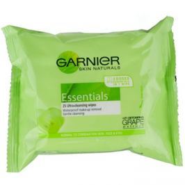 Garnier Essentials odličovací ubrousky pro normální až smíšenou pleť 25 ks