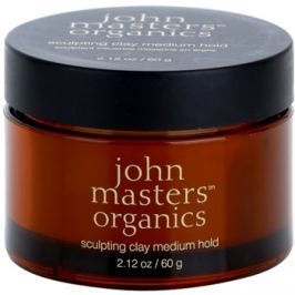 John Masters Organics Sculpting Clay Medium Hold modelovací hlína pro matný vzhled 60 g