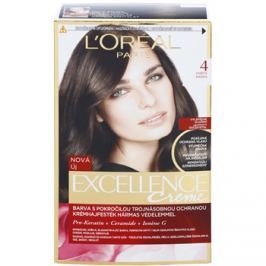 L’Oréal Paris Excellence Creme barva na vlasy odstín 4 Natural Dark Brown