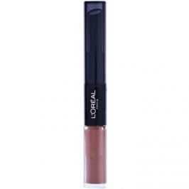 L’Oréal Paris Infallible dlouhotrvající rtěnka a lesk na rty 2 v 1 odstín 113 Invicible Sable 5 ml