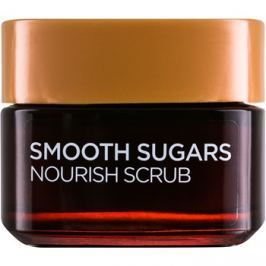 L’Oréal Paris Smooth Sugars Scrub peeling pro vyhlazení a výživu pleti 50 ml