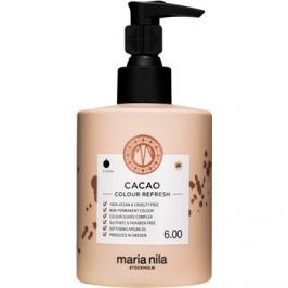 Maria Nila Colour Refresh Cacao jemná vyživující maska bez permanentních barevných pigmentů výdrž 4-10 umytí 6.00 300 ml