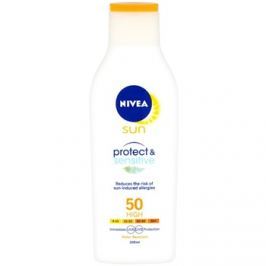 Nivea Sun Protect & Sensitive mléko na opalování SPF 50 200 ml