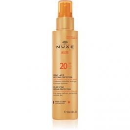 Nuxe Sun sprej na opalování SPF 20 150 ml
