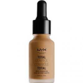 NYX Professional Makeup Total Control tekutý make-up s pipetou odstín 16 Mahogany 13 ml