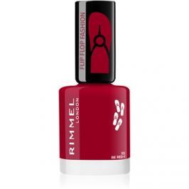 Rimmel 60 Seconds Flip Flop lak na nehty odstín 312 Be Red-y 8 ml
