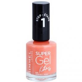 Rimmel Super Gel By Kate gelový lak na nehty bez užití UV/LED lampy odstín 031 Perfect Posy 12 ml