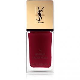 Yves Saint Laurent La Laque Couture lak na nehty odstín 74 Rouge Over Noir 10 ml